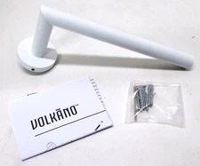 ICO Bath Volkano Summit 8" Towel Bar V63322, Matte White - New Open Box