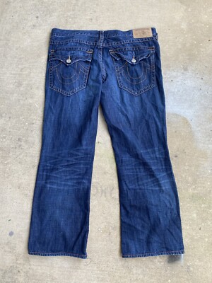 パンツ True religion boot cut denim 30 Vintage True Religion Jeans Mens 40x31 Blue Denim Boot Cut