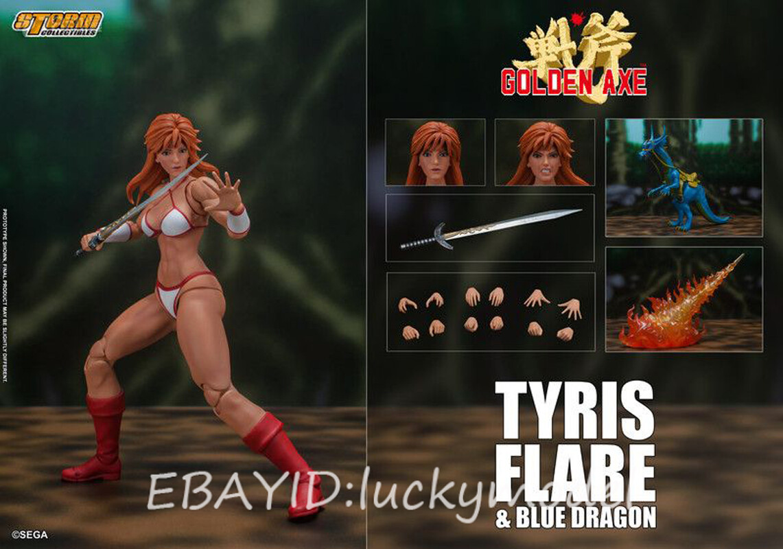 超美品　激レア？　GLD Products　WARRIOR Storm SGGX05 Golden Axe Amazon Woman Warrior TYRIS FLARE 1/12