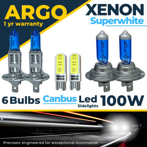 For Toyota Avensis T25 Headlight Bulbs 03-08 Xenon White Led Side Light Bulbs - Afbeelding 1 van 12