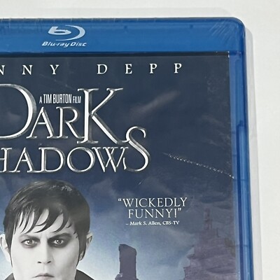2012 Blu-Ray Johnny Depp Tim Burton Dark Shadows Vampire Movie