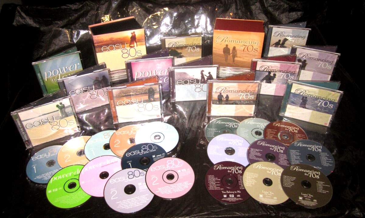 New! TIME LIFE 19 CDs Easy 80s Eighties 10 CD Set & Romancing The