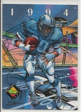 💥1994 Classic - Barry Sanders, #405 - Illustration Cards 1 of 5 - Detroit Lions