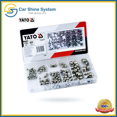 YATO Domed Hex Nut Dome Acorn Nuts M3 M4 M5 M6 M8 M10 Stainless Steel SET 150pcs