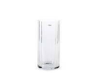 H&H Zylinder-Vase Aus Optischem Glas Transparent 12X36H