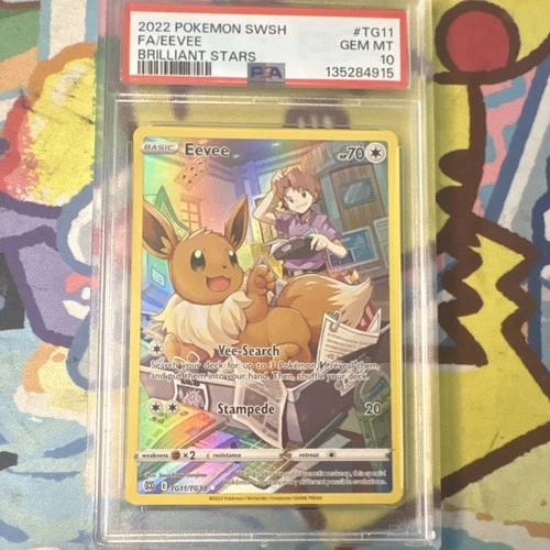 Pokemon 2022 Eevee TG11/TG30 Sv06 Twilight Masquerade PSA 10 EN