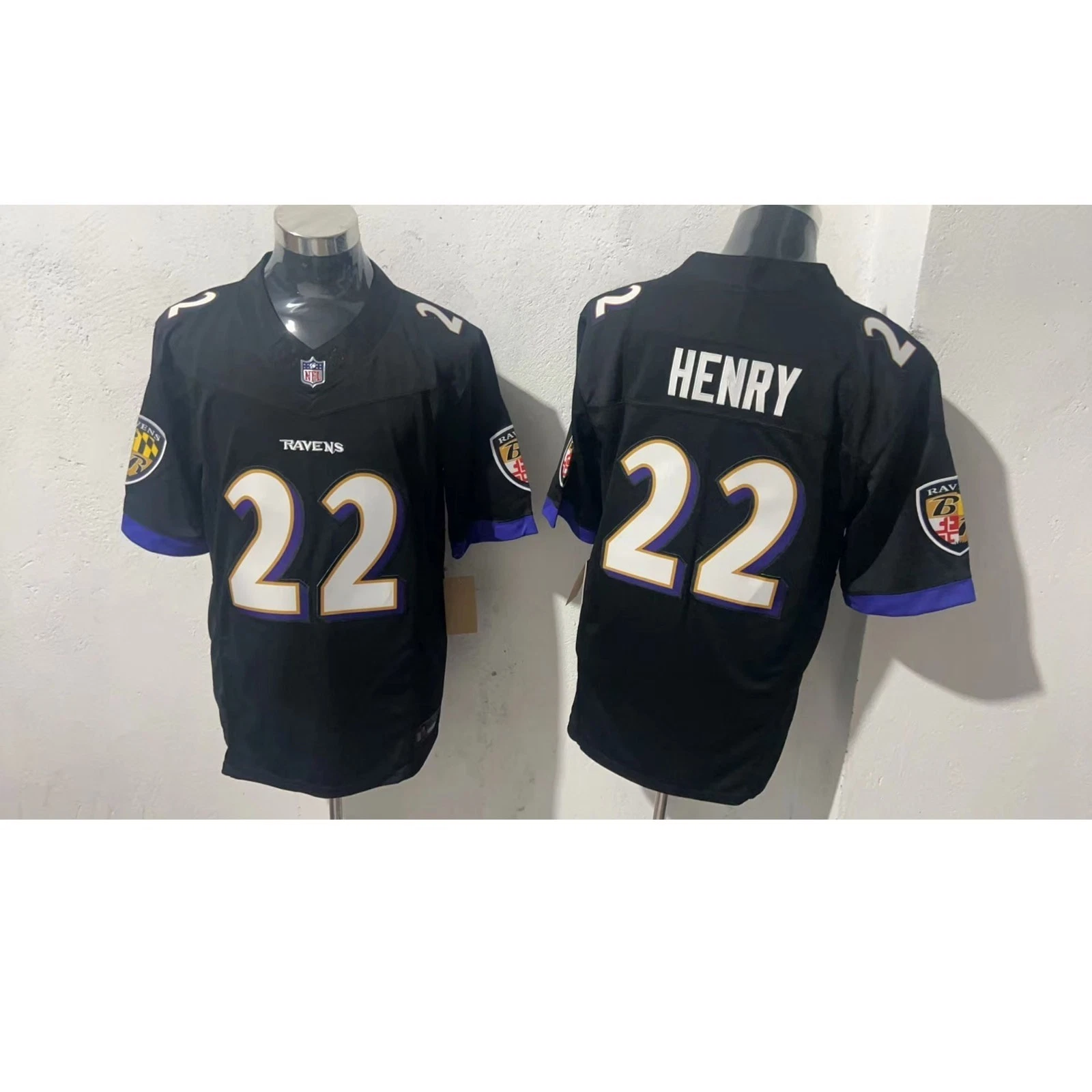 Ravenss Men's/Youth#22 Derrick Henry Player Jersey All Size