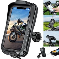Mobile phone holder smartphone motorcycle waterproof 180° bicycle up to 6.8”