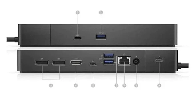 Estación de acoplamiento Dell WD19TBS - NUEVA - sellada de fábrica - 180 W Foto 3 de 4