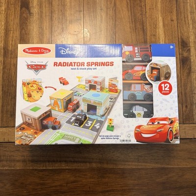 Disney Pixar Cars RADIATOR SPRINGS Nest and Stack Play Set from Melissa and Doug