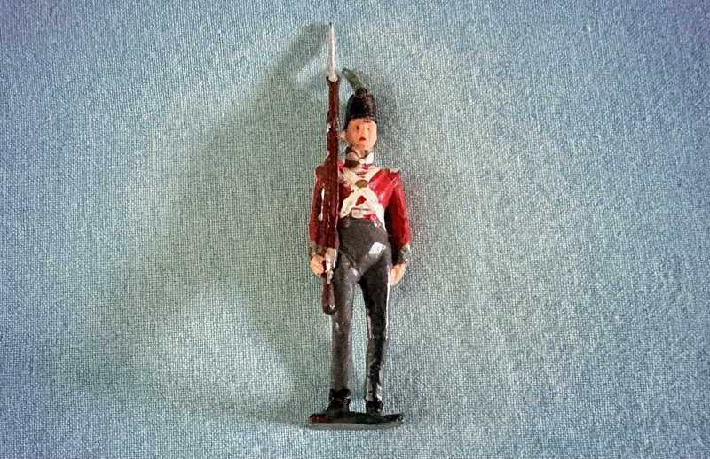 Vintage Lead Toy Soldier British Waterloo lnfantry Union of South Africa SAE