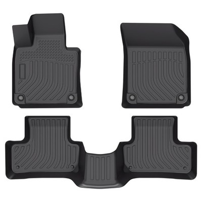 All Weather Floor Mats For 2018-2025 Volvo XC60 3D TPE Rubber FloorLiner Carpets