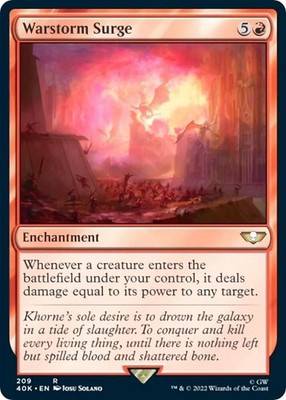 1x Warstorm Surge - Universes Beyond: Warhammer 40,000 Near Mint - MTG