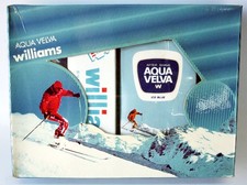 RARE VINTAGE 80's AQUA VELVA WILLIAMS ICE BLUE AFTER SHAVE 1.8 Oz + CREAM NEW !