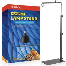 TEKIZOO Reptile Lamp Stand Adjustable Lamp Fixture Hanger Metal lamp Holder f...