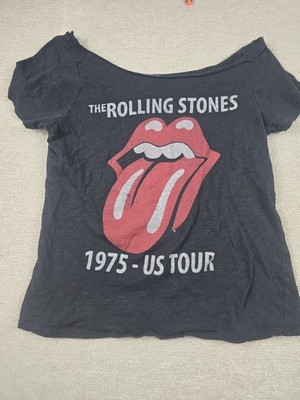 Rolling Stones Womens Custom Cut Large Tee
