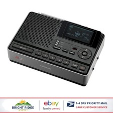 NOAA Weather Alert Radio with AM/FM Tuner and LCD Display for Emergency Alerts