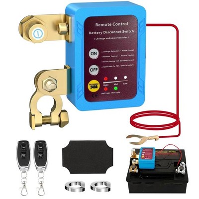 Drahtloser Ferngesteuerter Auto Trennschalter Batterie Trennschalter 12v 240A...