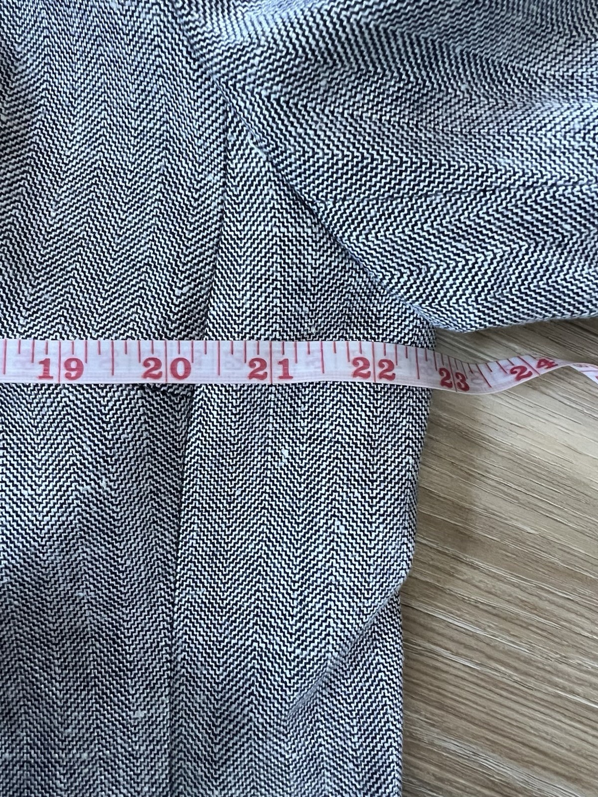 PENDLETON Blazer Jacket Herringbone WOOL SILK Gra… - image 4