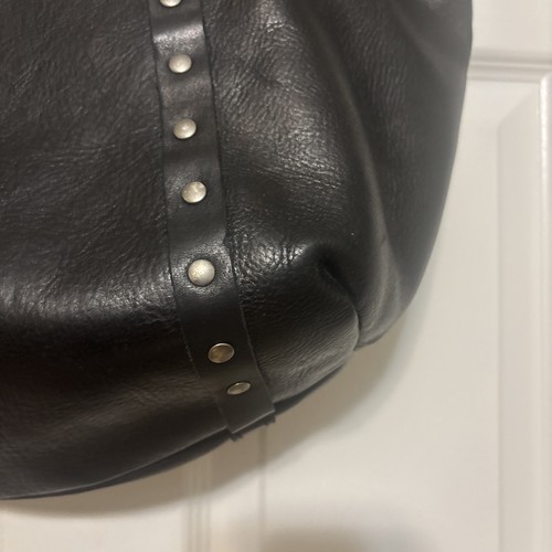 Patricia Nash Benvenuto Studded Black Grain Leather Large Carryall Tote Bag - Bild 5 von 20