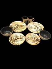 Mossy Oak Wildlife Dinner 8 Pc Set