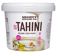 Classic Bulk Size 100 Pure Tahini, 6.6 lb Pail Just One Ing