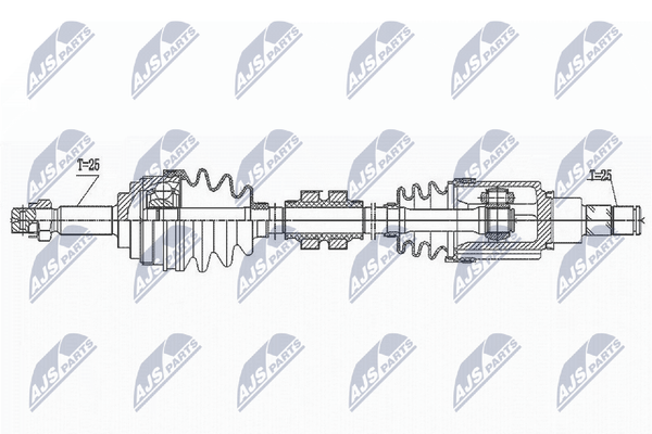 Antriebswelle Nty NPW-NS-152 FüR Nissan Micra 4 K13K K13KK Dig-image