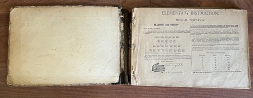 The Song Indicator H.S. Perkins Antique School Music Book Hymns White Smith 1885 - Bild 4 von 15