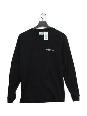 MKI MIYUKI ZOKU Herren T-Shirt M schwarz 100% Baumwolle Basic