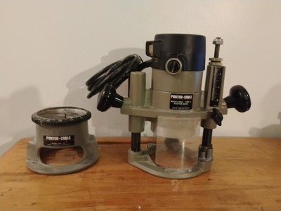  Porter Cable 690LR Heavy Duty Router w/6931 Plunge Base AND 1001 Fixed Base