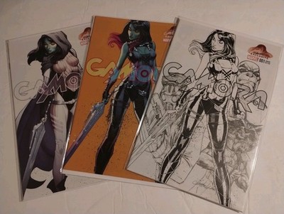 Gamora #1 3 Book Set  J. Scott Campbell 