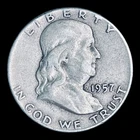1957 Franklin Silver Half Dollar