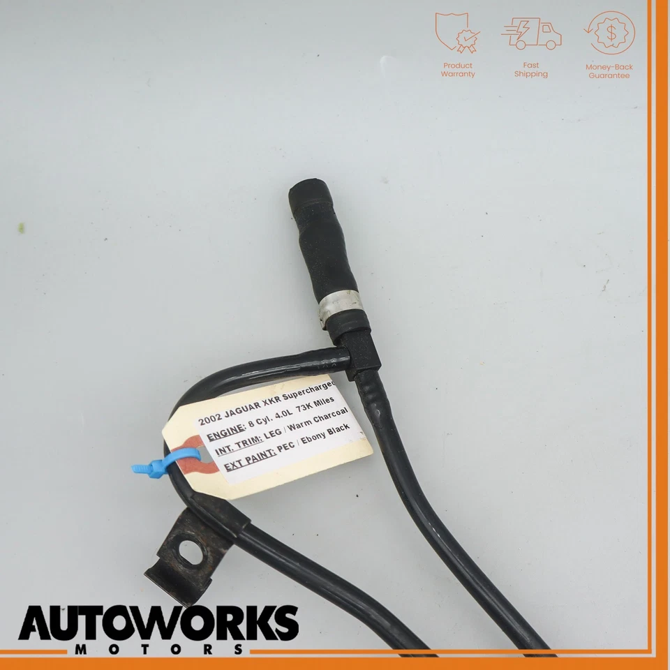 97-06 Jaguar XK8 XKR X100 Engine Radiator Coolant Bleed Hose MJA4560DB OEM - Image 3 of 4