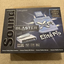 Creative Sound Blaster X-Fi Elite Pro SB0550 PCI Sound Card w/ Original Box