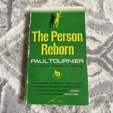 The Person Reborn Paul Tournier 1975 Harper & Row Jubilee Christian Psychology