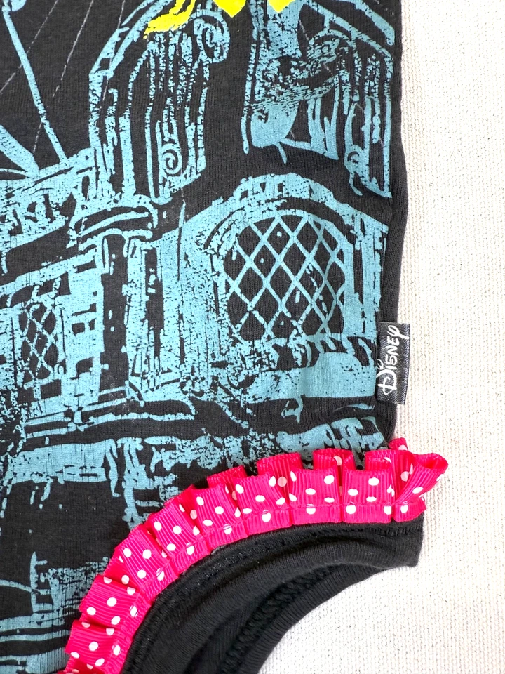 Disney Piratas del Caribe Mameluco Una Pieza Bebé Niña 6 Meses Parques Jersey Foto 2 de 4