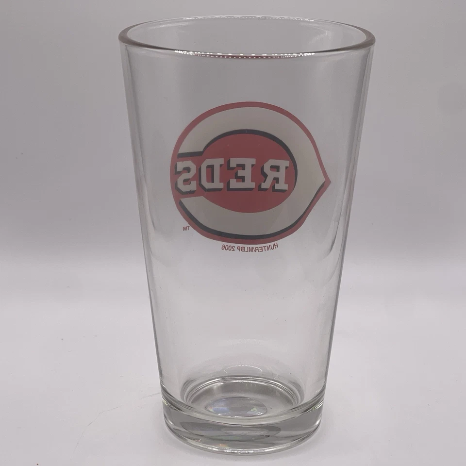 Cincinnati Reds Budweiser MLB Pint Glass Hunter/MLBP 2006 con licencia oficial Foto 3 de 4