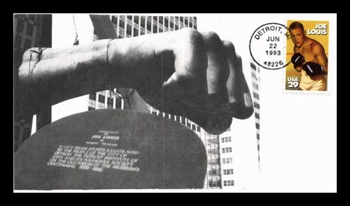 DR JIM STAMPS US COVER JOE LOUIS BOXING CHAMPION FIRST DAY ISSUE SCOTT 2766