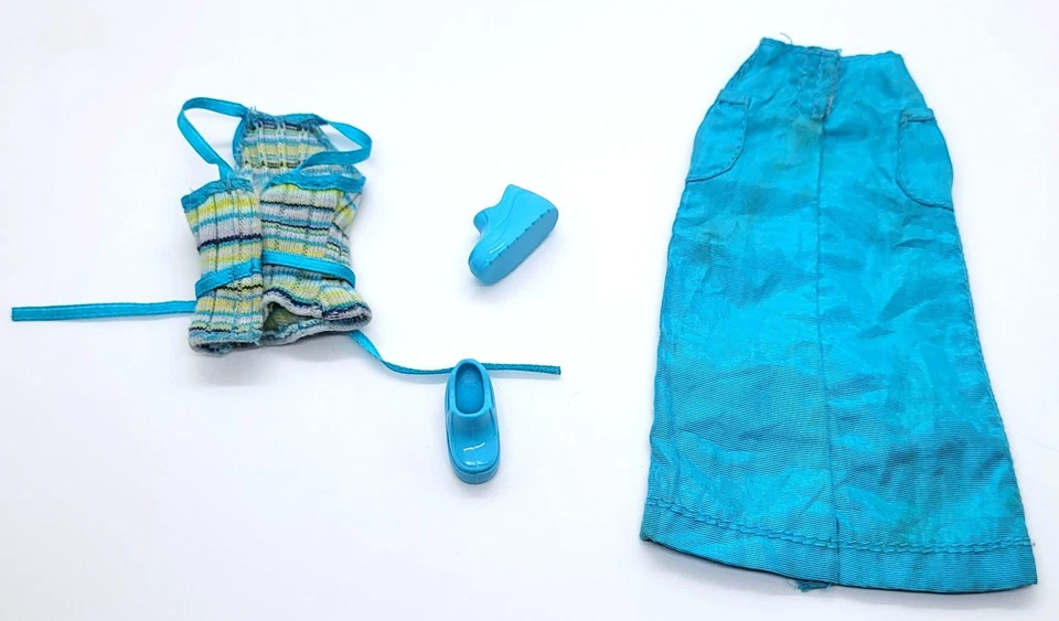 Barbie Outfit 2000 Fashion Avenue Fast Track #25701 Mattel 26983 Top Skirt Shoes - Image 2 of 2