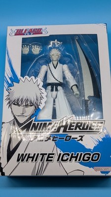 Bleach Anime Heroes White Ichigo Action Figure Bandai Namco Collectible New