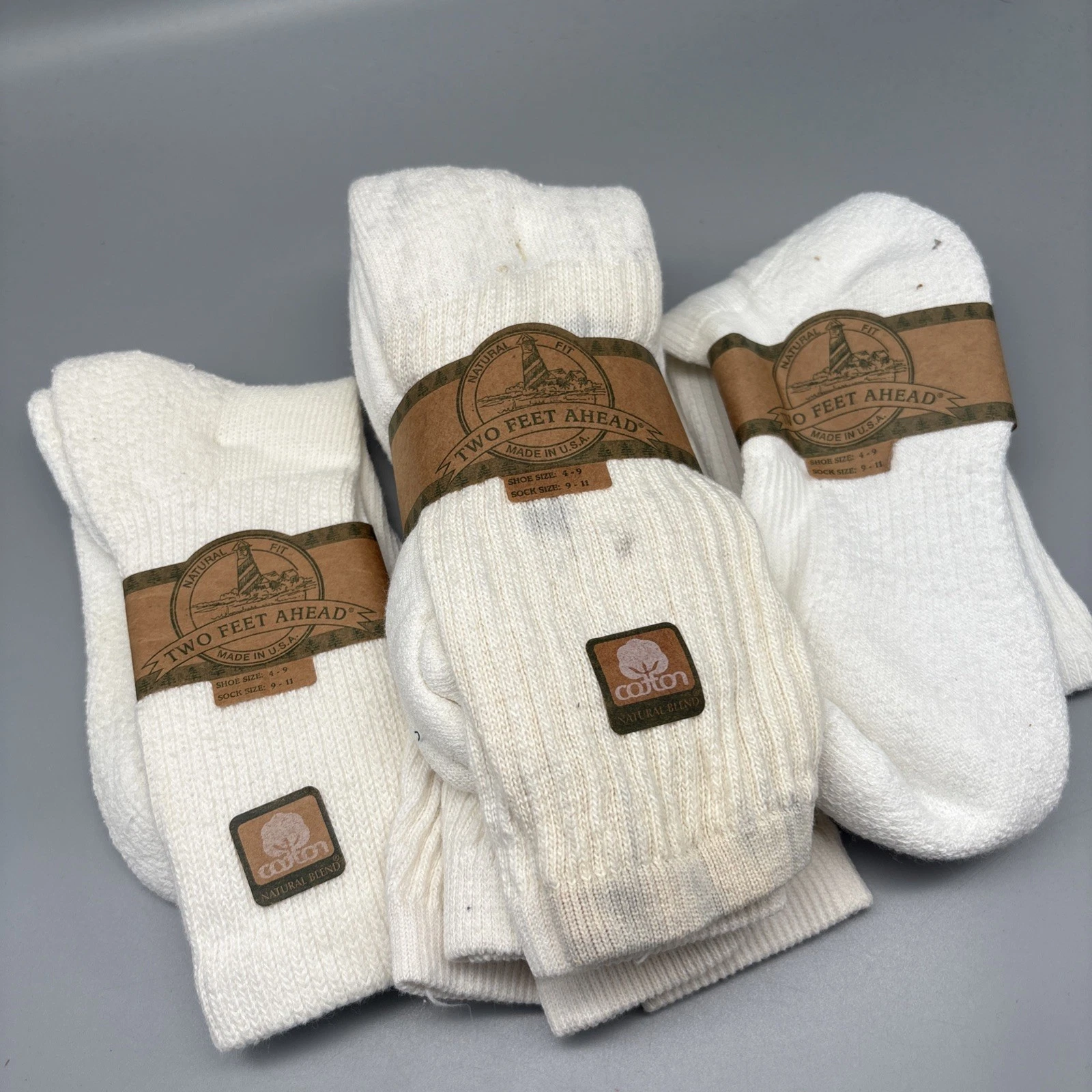 5 Pairs Mens Ankle Quarter Crew Sports Socks Cotton Low Cut Size 9-11 Vintage