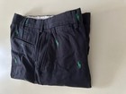 Men's Navy Polo Ralph Lauren Chino Pants with Green Polo Men Flat Front 35W 30L — photo 6