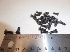 8-32 x 1/2" Flat Head Steel Slotted Machine Screw VINTAGE! USA made! NEW! Qty 25