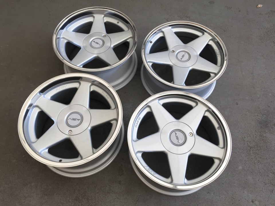 Azev Azev deep dish alloy wheels, 17inch 5x112 staggered, VW Audi Seat Skoda ...
