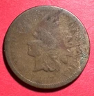 1867 US Indian Head Cent! Semi Key Date! Lower Mintage! Old US Coin!
