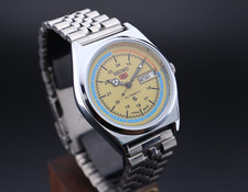 Vintage Seiko 5 Automatic 6309A Japan Made Men's Wrist Watch, Day/Date