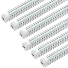ETL 8FT LED Shop Lights 10-Pack 100W 15000LM 6500K Cool White T8 Led Tubes Bulbs