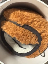 UGG Behind the Head Ear Warmers In Box Brown Earmuffs Fleece Fluff One Size Muff