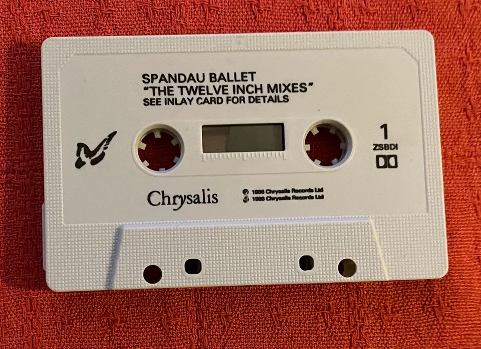 SPANDAU BALLET - CHROME CASSETTE TAPE - THE TWELVE INCH MIXES Foto 2 de 4