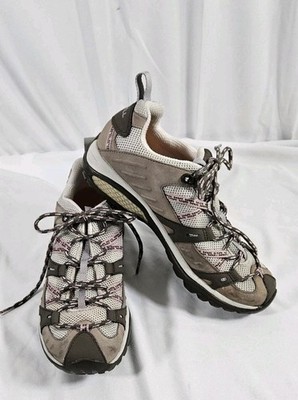 Merrell Womens Siren Brown Pink Trail Hiking Vibram shoes Right Sz 8.5 / Left 9